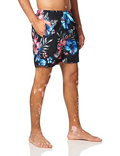 Image of Kanu Surf Men's Big Viper Extended Size Stripe Swim Trunk