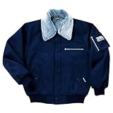 [寅壱] パイロットジャンパー 2530-124 TORAICHI 防寒 ドカジャン 鳶服 かっこいい 作業着 秋冬用 プロユニステッカー付き 14.濃コン L