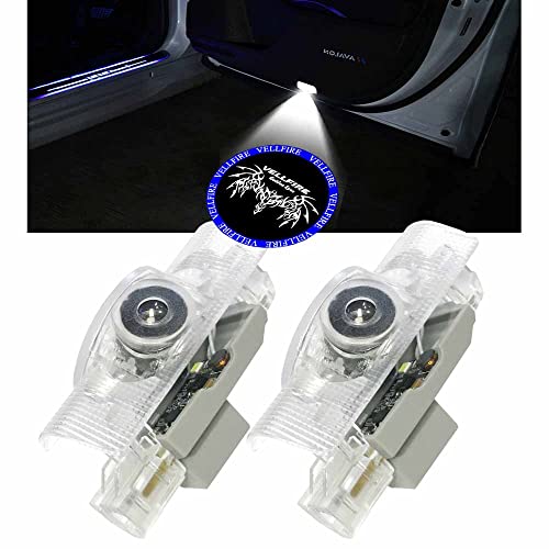 Minile ヴェルファイア車用ドアランプ カーテシランプ ロゴ ドアウェルカムライト カーテシライト LEDロゴ投影 20系30系トヨタシリーズ カ