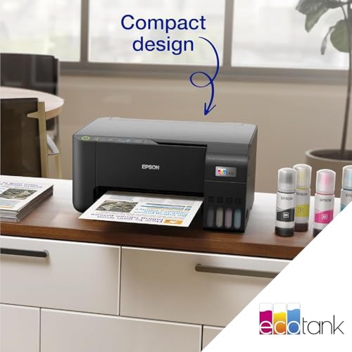 Epson EcoTank ET-2860 Ink Tank Printer | Busy Home Use | Wireless | A4 | Print, Copy, Scan | Includes up to 3 Years of Ink