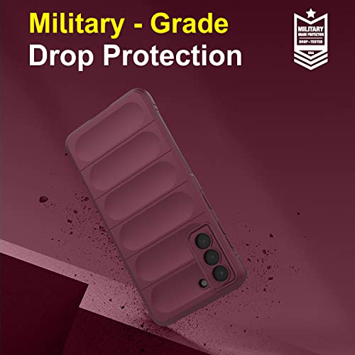 Image of Amazon Brand - Solimo Mobile Cover for Samsung Galaxy S21 Plus 5G (Silicon Plum)