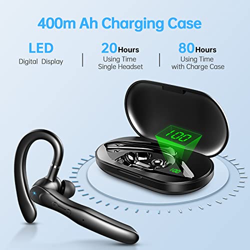 Auriculare-Manos-Libres-V53-Auricular-Bluetooth-Inalambrico-Negocio-con-Llamada-De-Voz-Super-Clara-Cancelacion-del-Ruido-Auricular-con-microfono-Integrado-Asistente-de-Voz-para-iPhone-Android-y-PC