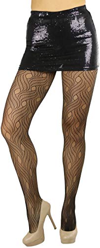Image of ToBeInStyle Women's Sexy Vibrant Fine Classic Fishnet Full Footed Pantyhose