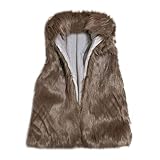Fellweste Damen Kunstfell Teddywesten Elegant Fleeceweste Warm Damenwesten Plüsch Winterweste Kurz Outdoorjacke Winter Jacke Pelz Weste Übergangsjacke Frauen Flauschig Wintermantel Einfarbig