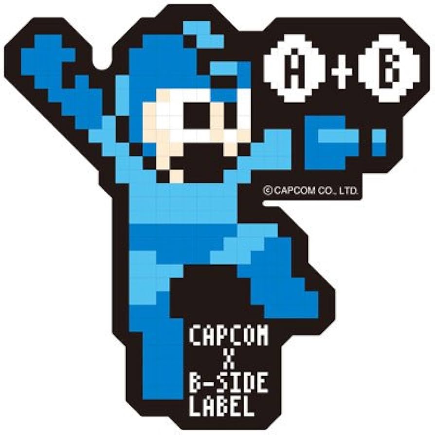 Amazon.co.jp: CAPCOM×B-SIDE LABELステッカー ロックマン