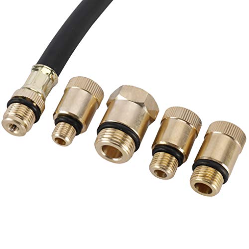 FreeTec Kompressionstester KFZ Kompressionsprüfer 0-20 bar oder 0-300 psi Verdichtungsmesser