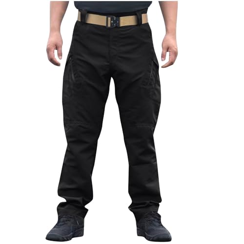 Men's Quick Dry Cargo Pants Water Resistant Outdoor Tactical Pants Lightweight Stretch Baggy Hiking Pants2