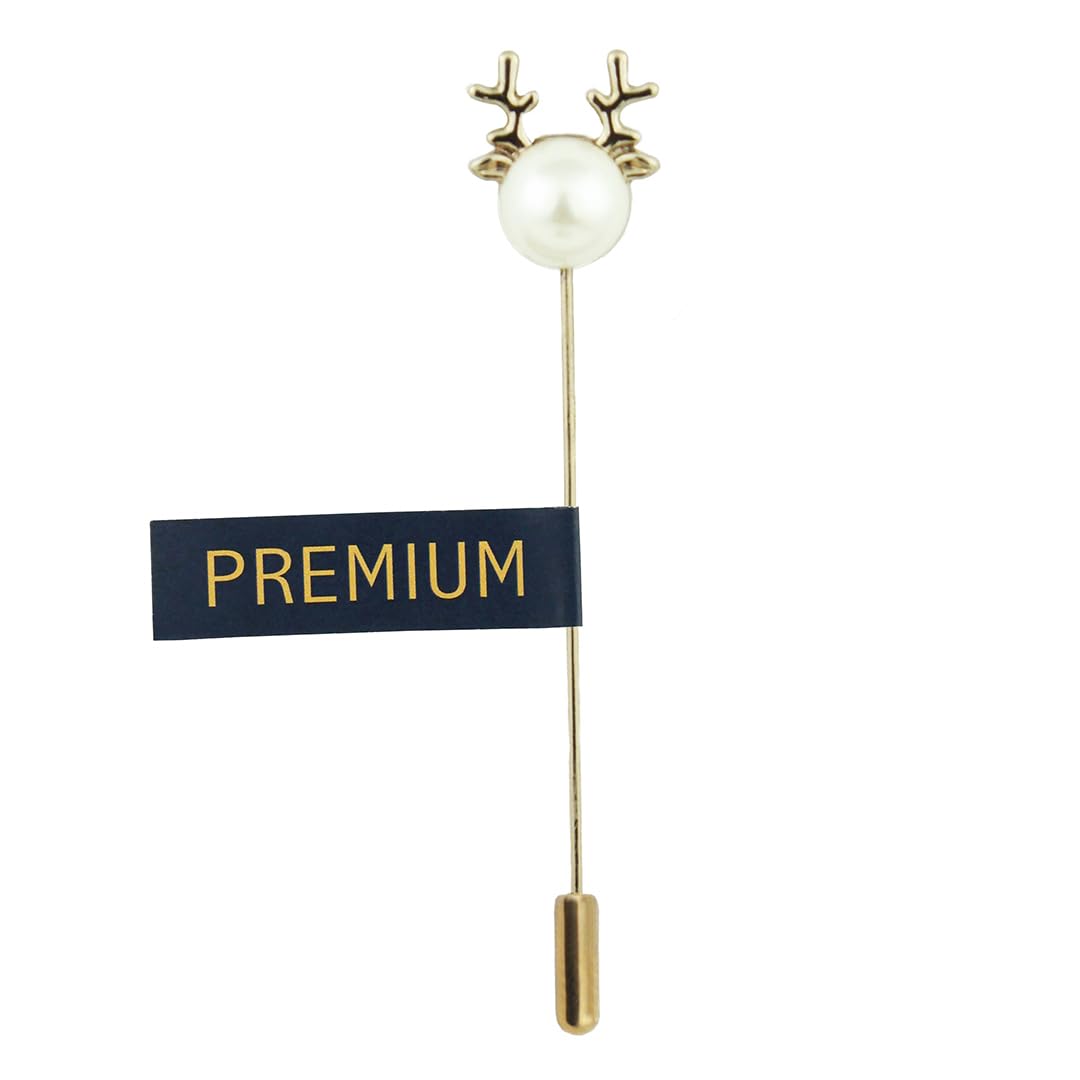 peluche Snazzy Antlers Brooch for Men-picture-49