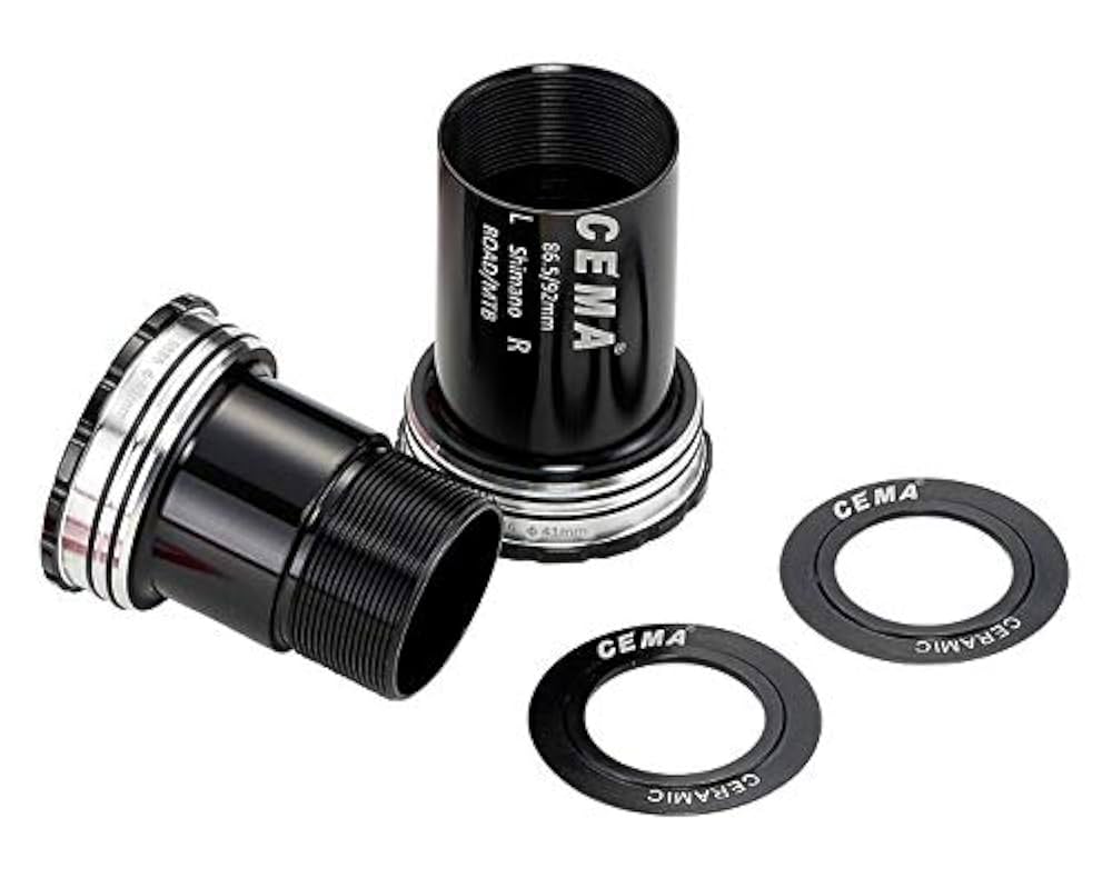 CEMA セラミックベアリング ボトムブラケット BB86 Amazon | Cema BB86 シマノ 24mm ステンレススチール