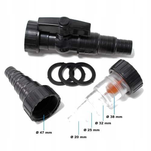 Image of Sunsun Aquarium Pond CPF Series Pond Filter Water Pressure uv Filter koi Fish Pond Filter System(Pump not Included) (CPF- 15000 (18W - 10000L /H))