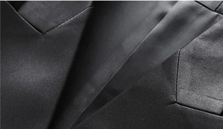 Men's Double Breasted Suit Jacket Lightweight Slim Fit Formal Blazer for Party or Club Events3