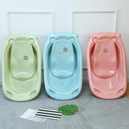 Image of Baby Bath Tub with Support Seat for Newborns & Infants | Portable Anti-Slip Bathtub with Ergonomic Backrest | Compact Shower Stall Tub, Quick & Effortless Bathing (Baby Bathtub)