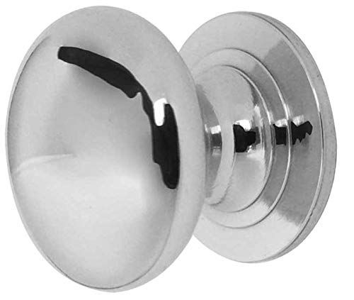 Jedo Solid Cupboard Knob 32mm Polished Chrome (6)