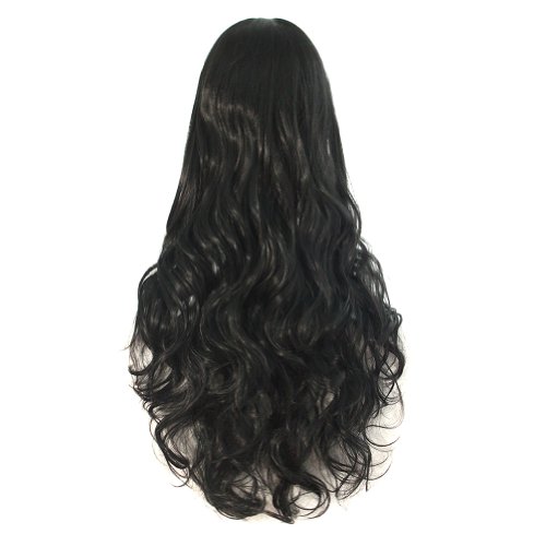Image of MapofBeauty 32 inch 80 cm Long Hair Spiral Curly Cosplay Costume Wig (Black)