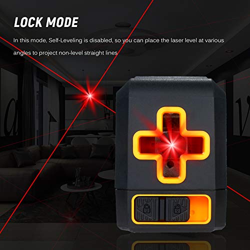 OWSOO Nível de laser Autonivelador de linha cruzada horizontal e vertical profissional Auto-nivelame