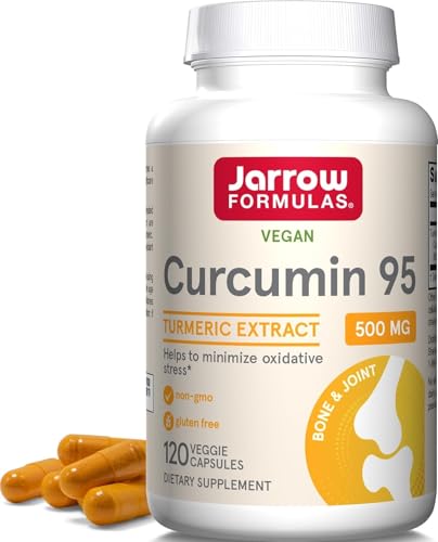 Jarrow Curcumin 95 Supplement, Turmeric Extract, Joint Support,120 Capsules - image 1