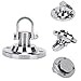 oceanside Boxing Sandbag, Rotating Steel Buckle Hook Roof Swing Hanging Chair Fixed Plate Buckles for Fitness Equipment Accessory