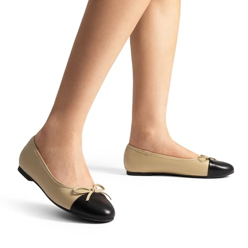 Image of Dream Pairs Women's Flats, Round Toe Ballet Flats, Comfortable Slip-on Dressy Business Casual Work Office Ballerina Flat Dress Shoes