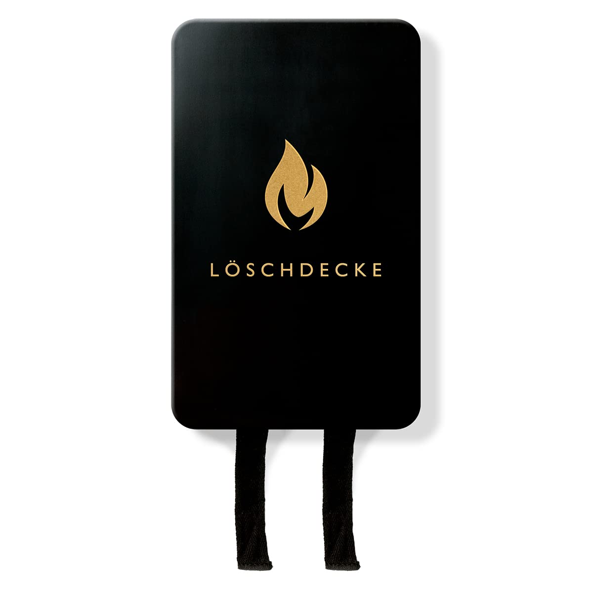 Löschdecke schwarz/Gold N230