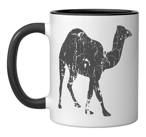 Camel Vintage Design Print Mug