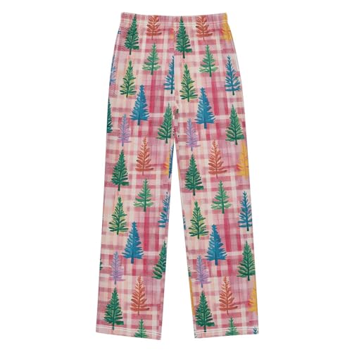 Christmas Pajama Pants Christmas Tree Tile Long Sleep Pants Lounge Bottoms