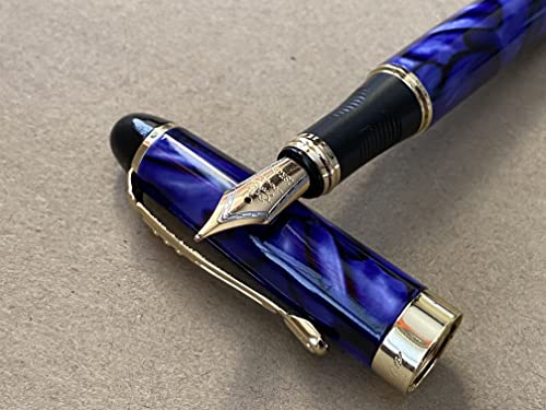 Rhapsody Jinhao x450 Füllfederhalter, 0,5 mm, mittelfeine Spitze, Tintenstifte (Night Sky) Rhapsody Jinhao x450 Füllfederhalter, 0,5 mm, mittelfeine Spitze, Tintenstifte (Night Sky)