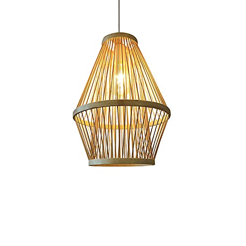 Lustre salon de thé en bambou résout le problème d'éblouissement