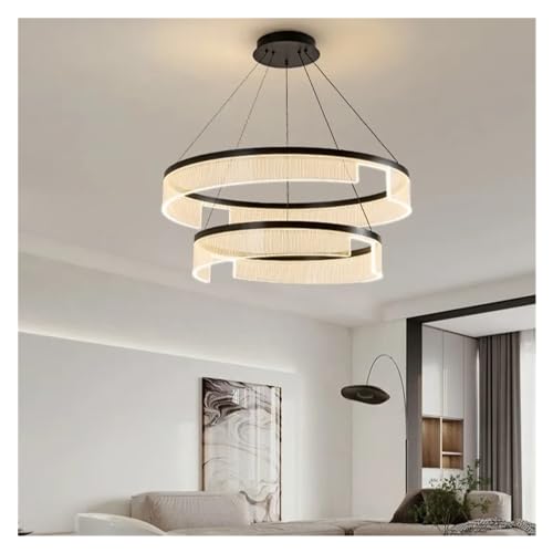 Lampe de cuisine suspendue ovale noire LWX pour illuminer vos dîners modernes