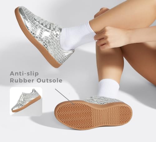 Image of LUCKY STEP Women Retro Gum Sole Fashion Sneakers