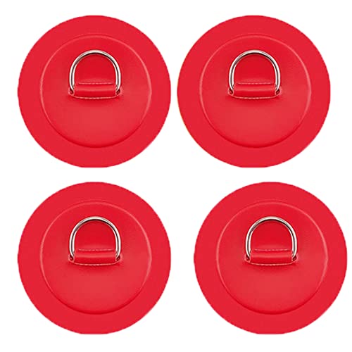 Sanmum - Almohadilla de Anilla en D de Acero Inoxidable para Barcos hinchables de PVC, balsa de Dinghy Kayak Cover