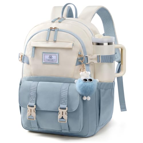 LOVEVOOK School Backpack for Teen Girls, Bookbag for 8-16 Student,