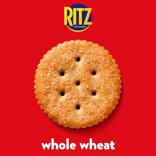 Image of RITZ Whole Wheat Crackers, Snacks for Kids and Adults, Bulk Lunch Snacks, Family Size, 6-19.3 oz Boxes