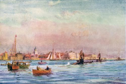 Impression d'affiches sous-marins Portsmouth Wyllie déco salon portrait 60x90cm