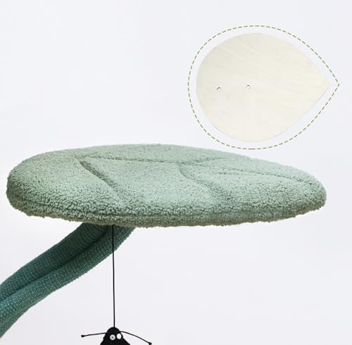 Árbol para Gatos Grande con Diseño de Tulipán Fleece 47.8 pulgadas miniatura 6