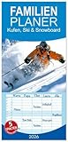 ski freestyle 2019  Familienplaner 2026 - Kufen, Ski & Snowboard mit 5 Spalten (Wandkalender, 21 x 45 cm) CALVENDO: Atemberaubende Action in Eis und Schnee.