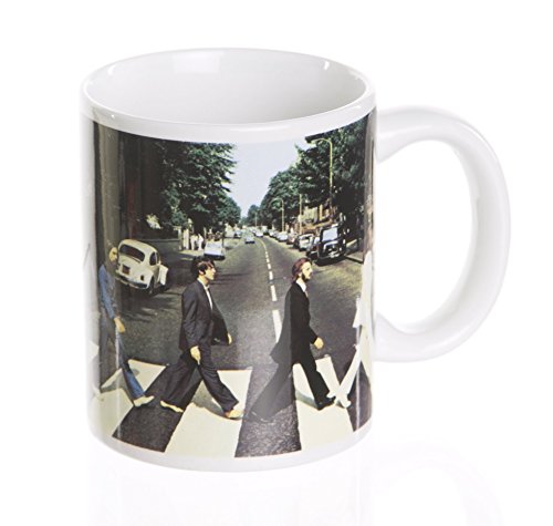 The Beatles Abbey Road Crossing Tasse À Café - Les Beatles, Paul McCartney, John Lennon, RIngo Starr, George Harrison The Beatles Abbey Road Crossing Tasse À Café