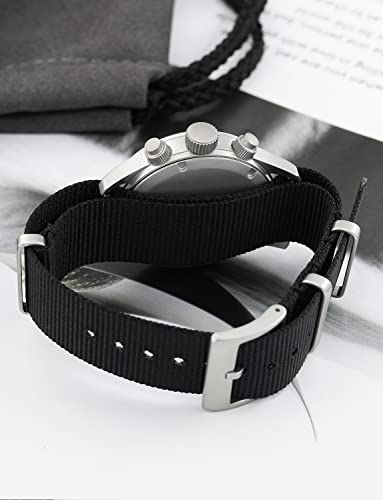 Image of TACTICAL FROG Militado ML1868 39mm Military Chronograph Watch Sapphire Crystal VK61 /VK67 Quartz Watches for Men C3 / BGW9 Luminous 100M Waterproof