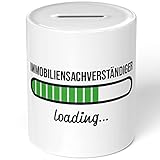 JUNIWORDS Spardose Sparbüchse, Immobiliensachverständiger Loading (6200811)