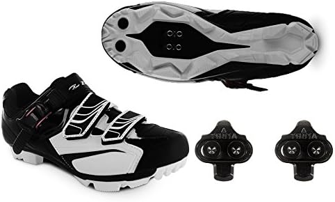 Zol White MTB Indoor Cycling Shoes + Cleats