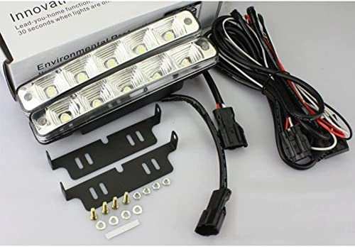 Feu de circulation diurne 12V 10W super brillant pour voiture éclairage jour - 5