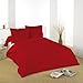 Lovely Casa HC44820001 Alicia HC Bettbezug 260 x 240 cm 100 % CO 100 % Baumwolle, rot, 260 x 240 cm