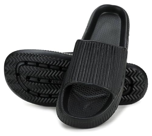 Image of ATHREE Slippers for Man Soft Slides for men | Waterproof Flip Flops with Anti-Skid Sole | Indoor Outdoor Bathroom mens Chappal | Slip-On|Sleepers for men Casual Daily USe | Sliders Pack of 1