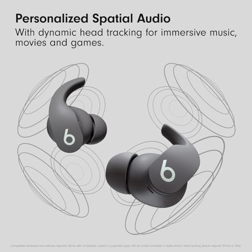 Beats Fit Pro (1st Gen) - True Wireless Noise Cancelling Earbuds - Active Noise Cancelling - Sweat Resistant Earphones, Compatible with Apple & Android, Class 1 Bluetooth® - Sage Gray - Image 5
