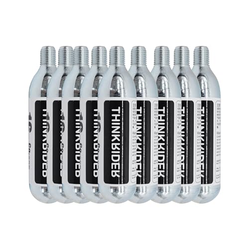 ThinkRider 16g Threaded CO2 Cartridges, CO2 Cartridges for...