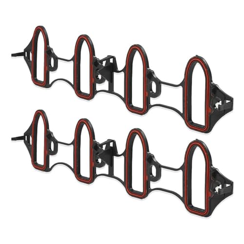 Image of Intake Manifold Gasket Ms92211 Ms18007 Ms4657 Ms16340 Compatible with Tahoe 00-03 5.3l 4.8l Silverado /Sierra 01-03 6.0L Silverado /Sierra /Yukon XL /Suburban /Avalanche 1500 02 03 5.3L