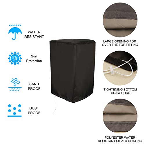 Toymis 10 Inch Outdoor Powered Speaker Cover, Upright Speaker Cover Cloth Speaker Cover Bag Speaker Protective Cover Speaker Cover Sunscreen Waterproof Audio Protection Bag #TOP3
