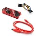 Produktbild ICQUANZX PICKIT2 PIC Kit2 Simulator PICKit 2 Programmierer Emluator Rot Farbe mit USB Kabel Dupond Wire