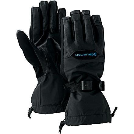 Gants Burton Throttle Noir S conçus avec des matériaux durables et finitions soignées