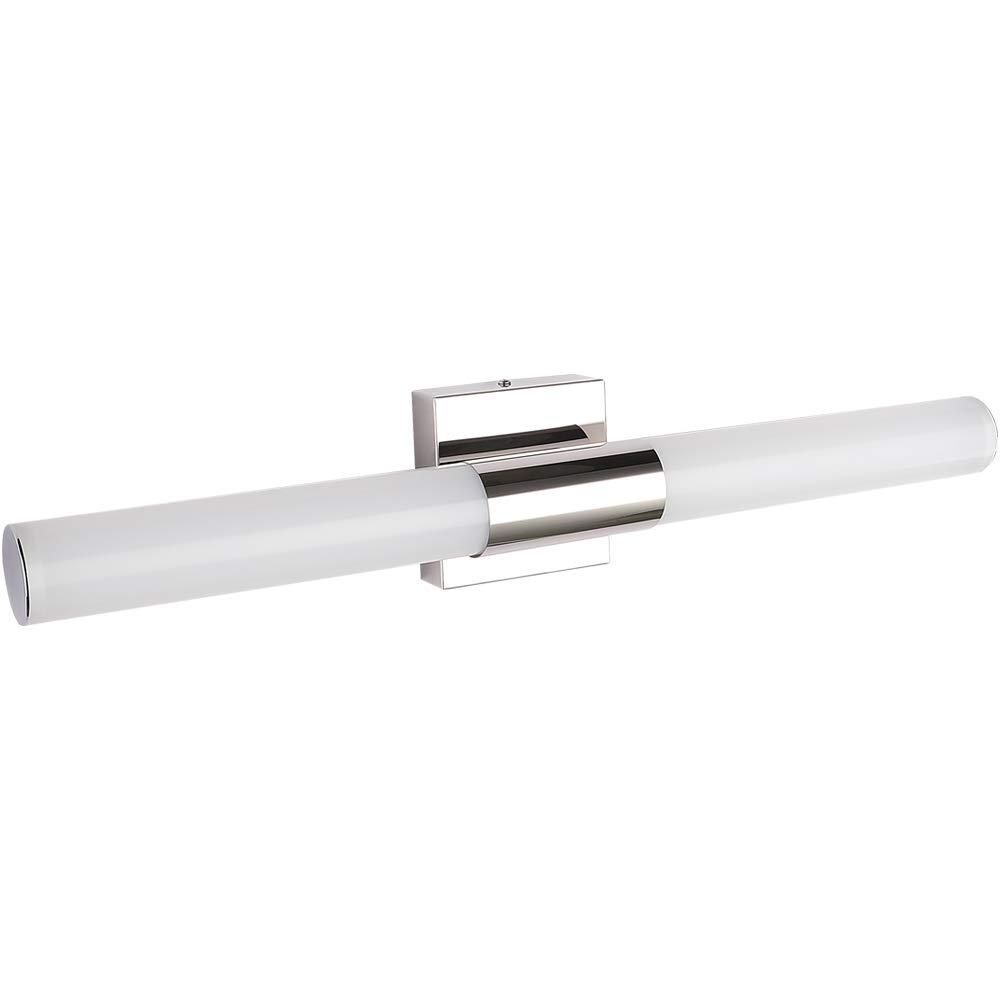 Modern Chrome Led Bathroom Light Fixtures Over Mirror Joosenhouse 23 26 Inch Long Bath Vanity Lights For Home Decor Wall Sconces Lighting Bar Cool White 6000k Amazon Com