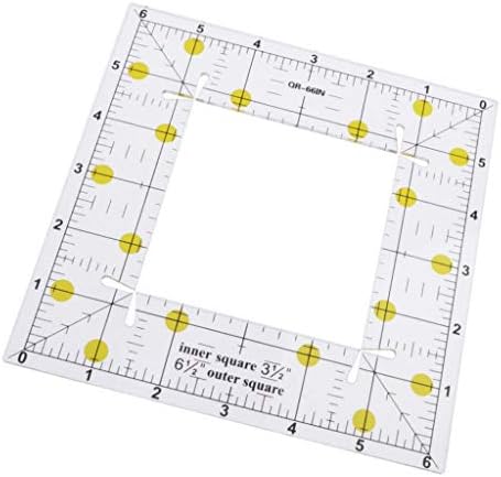 Sharplace Quilting 90 Degree Square Shape Acrylic Template